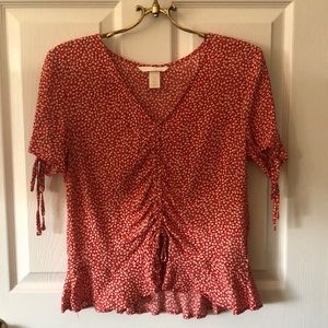 H&M Floral Top - Size 4